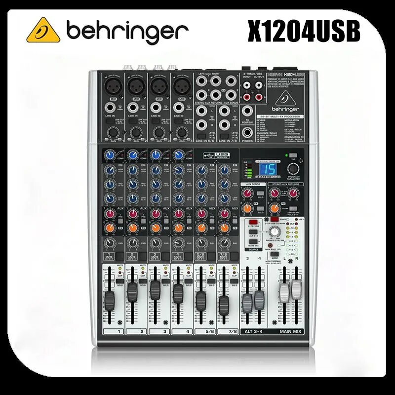 Behringer Xenyx1204USB Микшерный пульт компактный