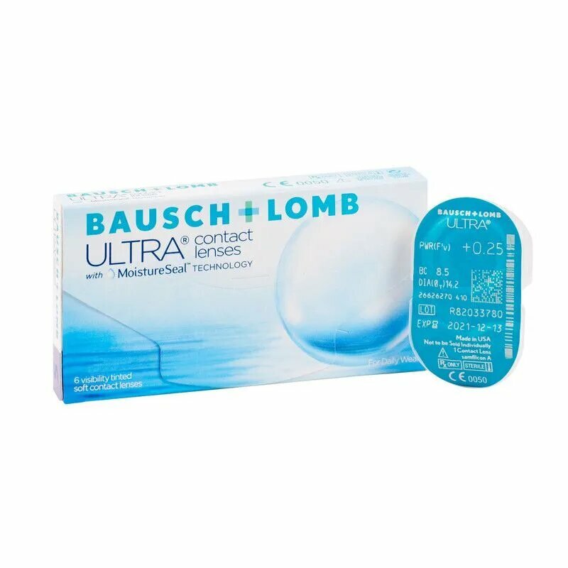 Контактные Линзы Контактные линзы Bausch & Lomb ULTRA 6pk (BC 8,5; D -4,50)
