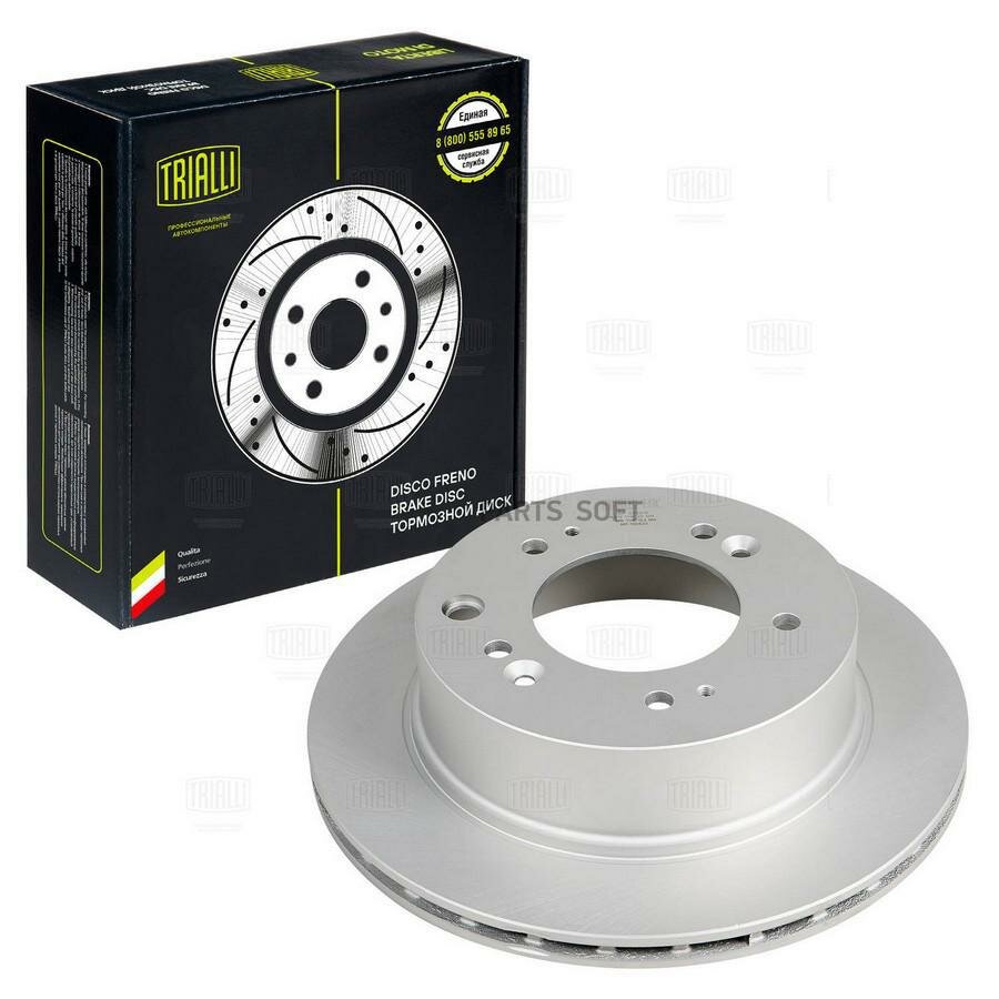 TRIALLI DF-073210 Диск торм. для а/м Kia Sorento (02-)/(06-) зад. d=315 h=78.5 (DF 073210) ()