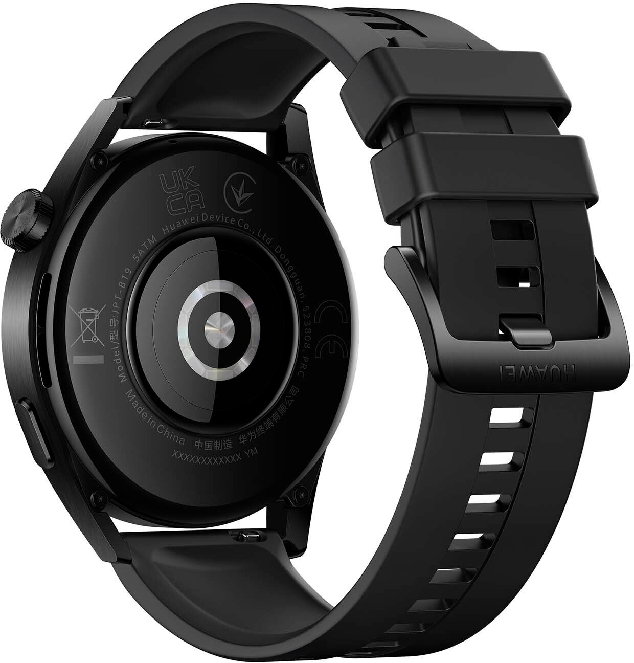 Смарт-часы HUAWEI GT 3 JPT-B29 Black SS / Black Fluoroelastomer — фото 1