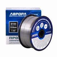 Проволока порошковая аврора E71T-GS d.1.0 мм 5.0кг D200 NO GAS