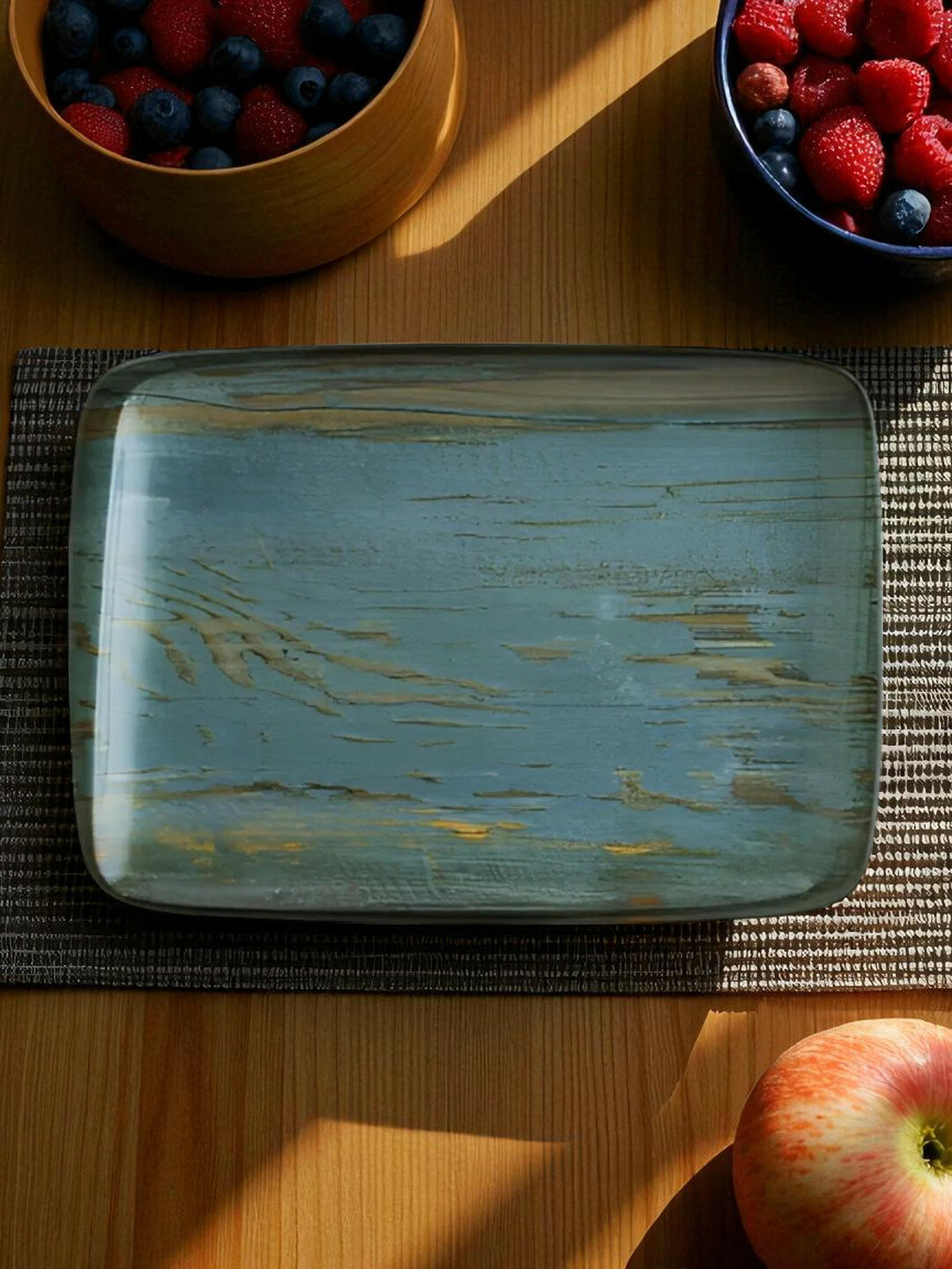 Блюдо прямоугольное 30 21см Madera  Bonna  материал твердый фарфор