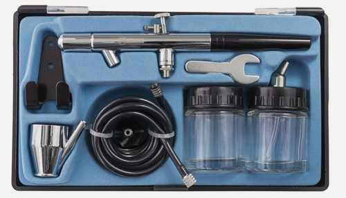 Изображение товара Аэрограф ABS-128, для покрасочных работ, нижний бачок, комплект