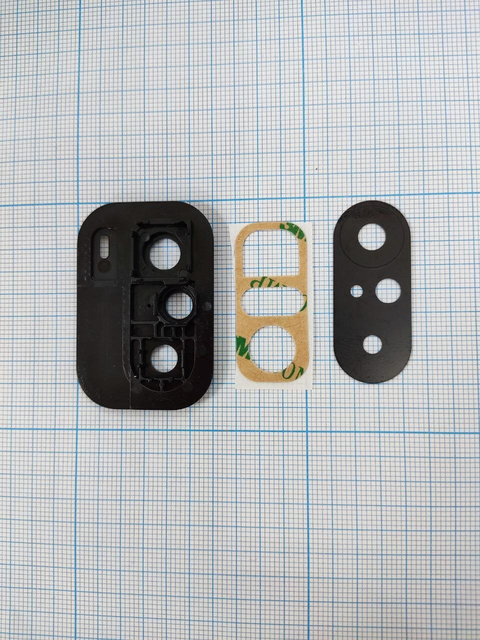 Стекло камеры с рамкой для xiaomi poco f3