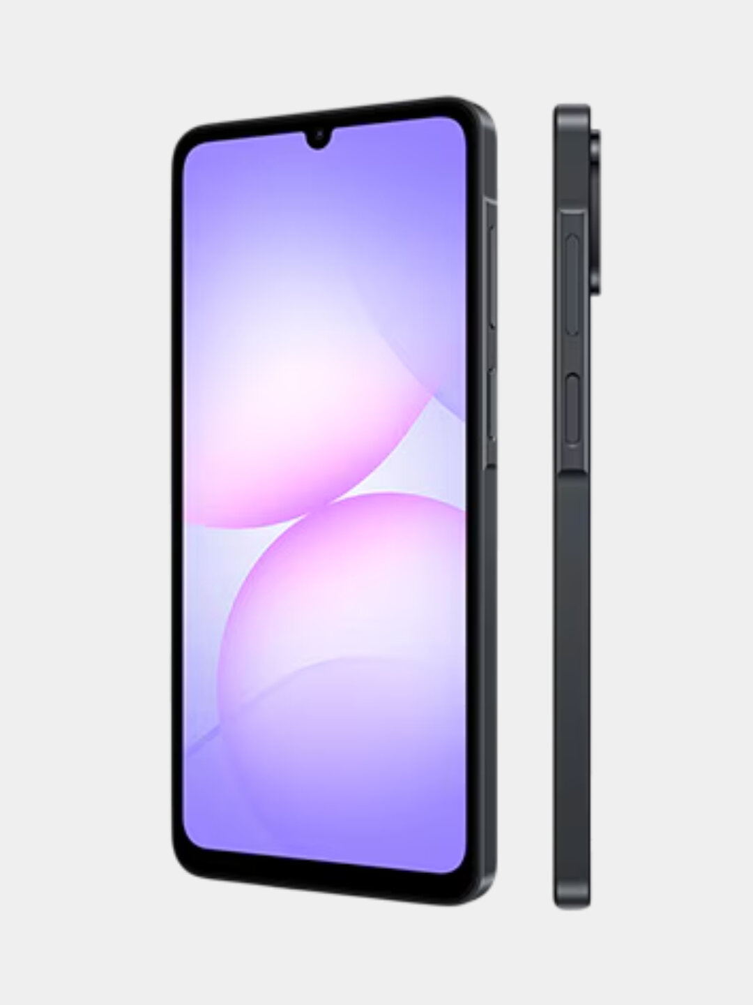 Смартфон Samsung Galaxy A07, 50 МП, PLS-дисплей, 5000 мА·ч, microSD до 1 ТБ, гарантия 1 год - Черный, 4/128 ГБ — фото 1