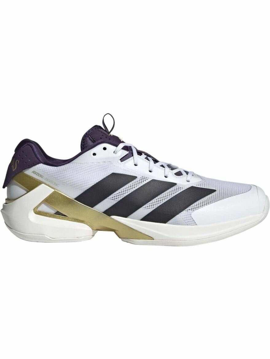 Кроссовки adidas Adizero Ubersonic 5, полнота F (EU)/ на среднюю стопу, размер 12 UK, белый