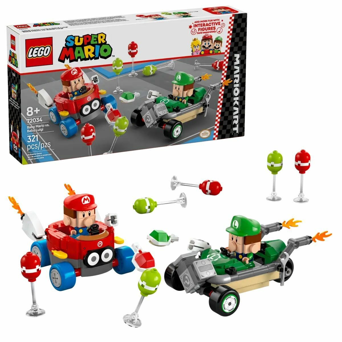 Конструктор LEGO Super Mario 72034 Малыш Марио против Малыша Луиджи