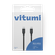 Кабель Vitumi VT-CBL-CC-P-12-BLK, USB Type-C — USB Type-C, 1,2 м,...