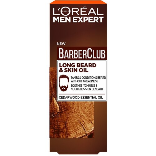 Масло для бороды и кожи LOreal Paris Men Expert Barber Club Long Beard & Skin Oil 30 мл