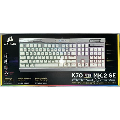 Игровая клавиатура Corsair K70 RGB MK.2 SE Mechanical RAPIDFIRE Gaming Keyboard RUS