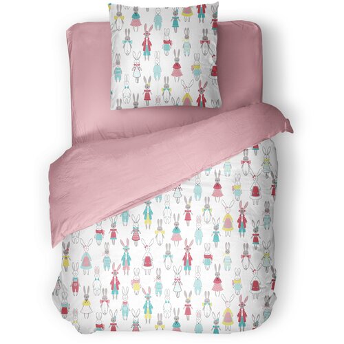 Постельное белье для детей Minki из перкаля, 100% хлопок, наволочка 50х70 см, рюкзак в подарок