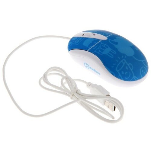 Мышь OXION проводная оптическая 800 dpi USB коврик белая 63900₽