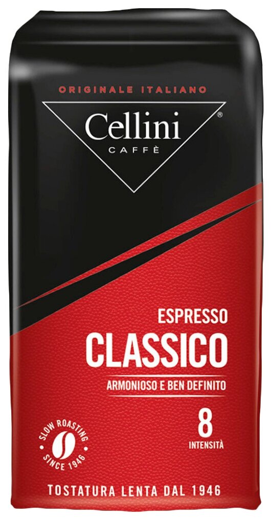 Кофе в зернах Cellini Espresso Classico, молотый, 250г - фотография № 1