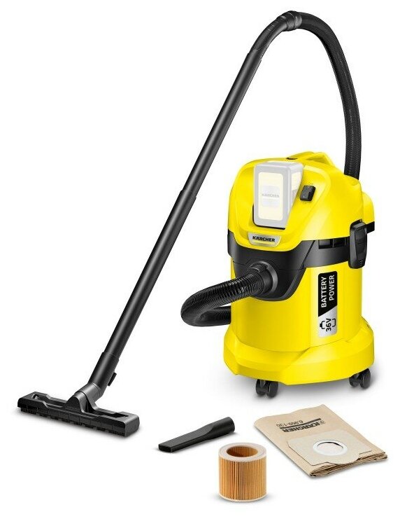 Хозяйственный пылесос Karcher WD 3 Battery | 1.629-910.0