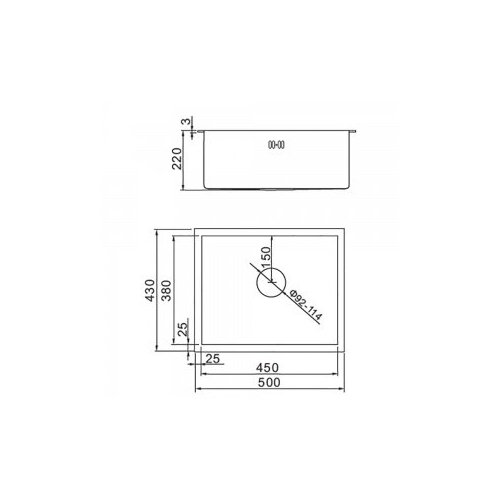 60х50см gerhans k36050 графит Мойка для кухни из нержавеющей стали GERHANS K35043B