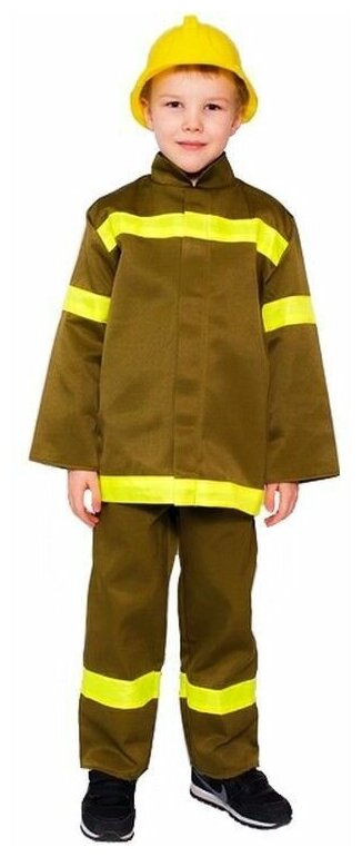 Сюжетно-ролевой костюм "Пожарный", рост 122-134 см