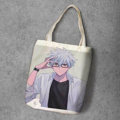 фото Сумка шоппер anime dakimakura, фактура рельефная, мультиколор