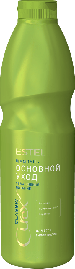 Estel Professional Шампунь “Основной уход” для ежедневного применения CUREX CLASSIC для всех типов волос, 1000 мл