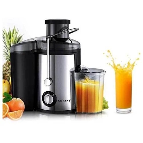 Мощная соковыжималка для фруктов и овощей NATURAL JUICE Высокоскоростная соковыжималкамощность 800 Вт SOKANY SK-4000 319900₽