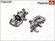 Суппорт тормозной зад прав Master KiT 77AK1139