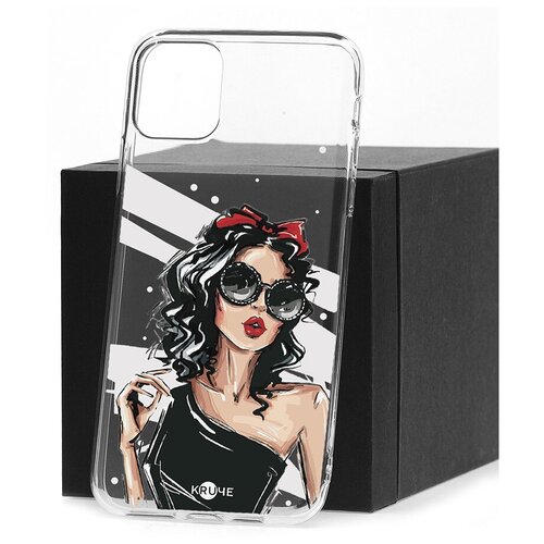 фото Чехол на айфон 11 kruche print фэшн леди кruче