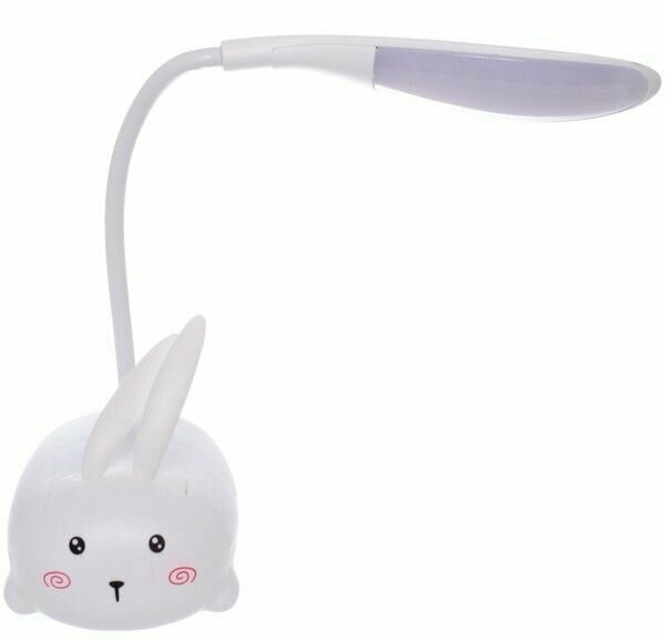 Настольная лампа "Marmalade-Зайчик" LED 9,2*6,8*28,5см цвет белый USB - фотография № 4