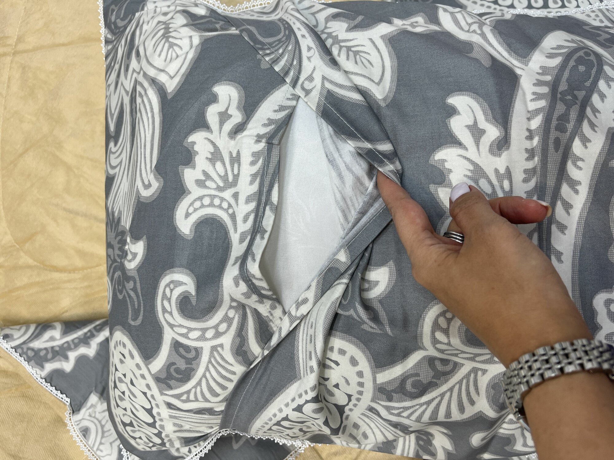 Комплект с одеялом Miss Mari "Хлопок-Велсофт" (WD184), евро - фотография № 11