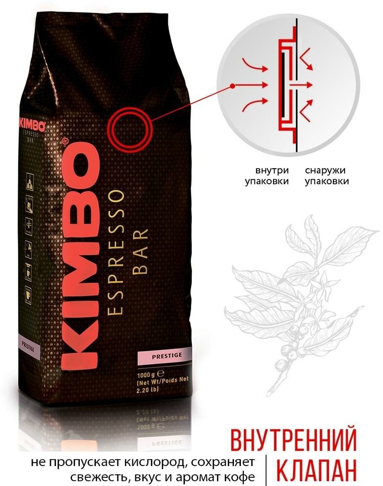 Кофе в зернах Kimbo - фото №10