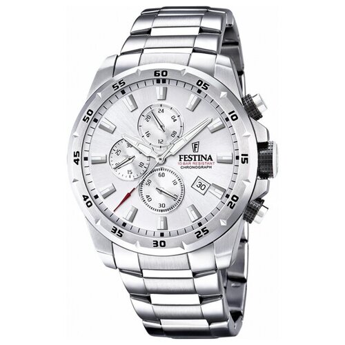 Наручные часы FESTINA Chrono Sport, серебряный наручные часы festina chrono sport наручные часы festina chrono sport 20463 зеленый