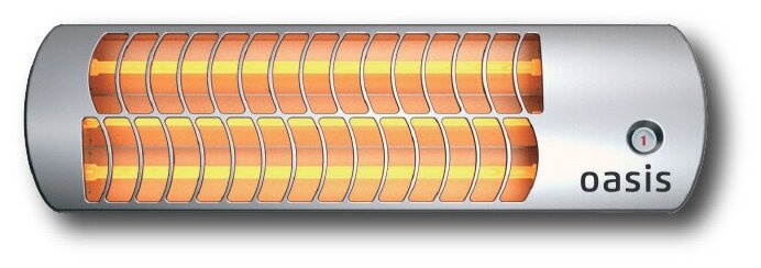 Инфракрасный кварцевый обогреватель Oasis IV-20 (D) (2000 Вт) - фотография № 2