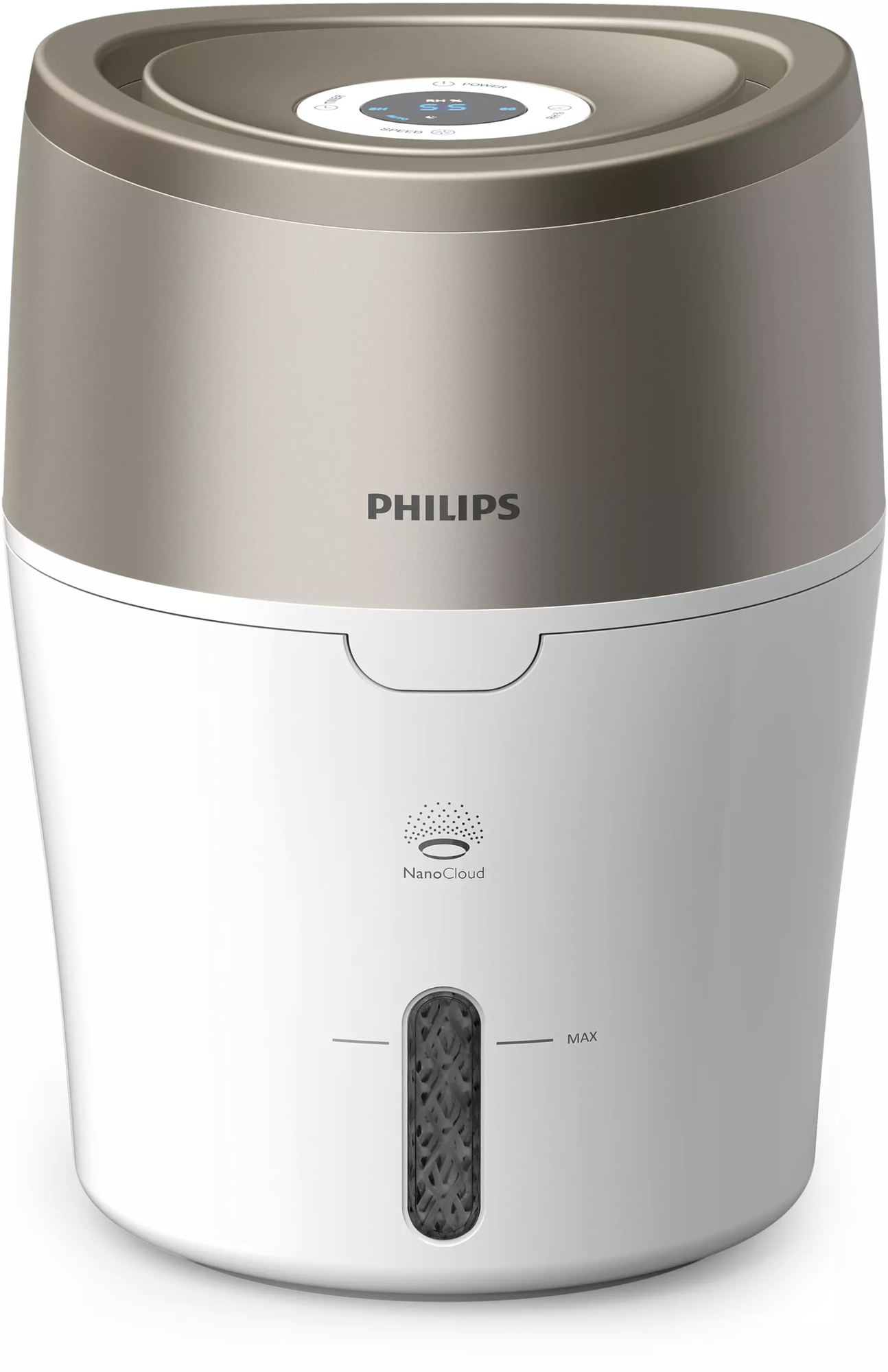 Увлажнитель воздуха с функцией ароматизации Philips HU4803/01, белый и металлик с розовым оттенком