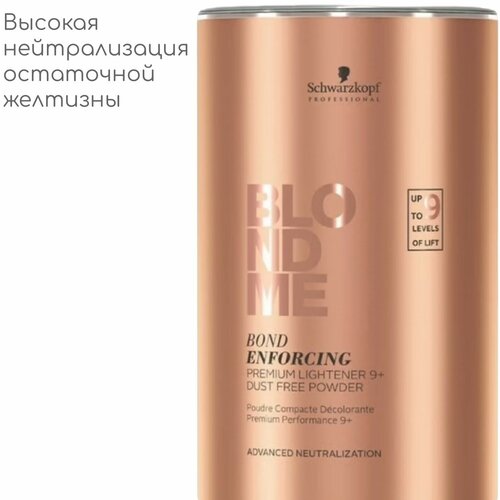 Обесцвечивающий Бондинг-порошок Schwarzkopf BlondMe 9+ 450г