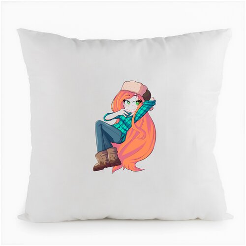фото Подушка белая coolpodarok гравити фолз гиффани gravity falls (рыжая девочка),белая