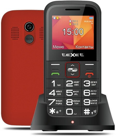 Сотовый телефон teXet TM-B418 Red