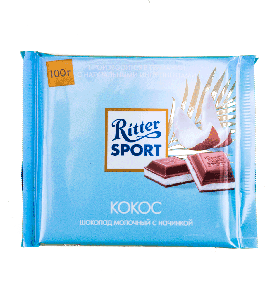 Шоколад Ritter Sport Молочный Кокос 100г Alfred Ritter GmbH & Co.Kg - фото №16