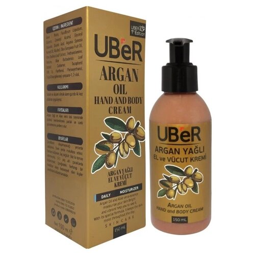 Крем для рук и тела Uber с маслом арганы 150ml UBR016