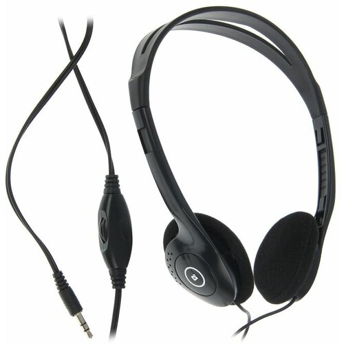 Наушники Defender Aura 101 накладные 85 дБ 32 Ом 35 мм 18 м черный 1104₽