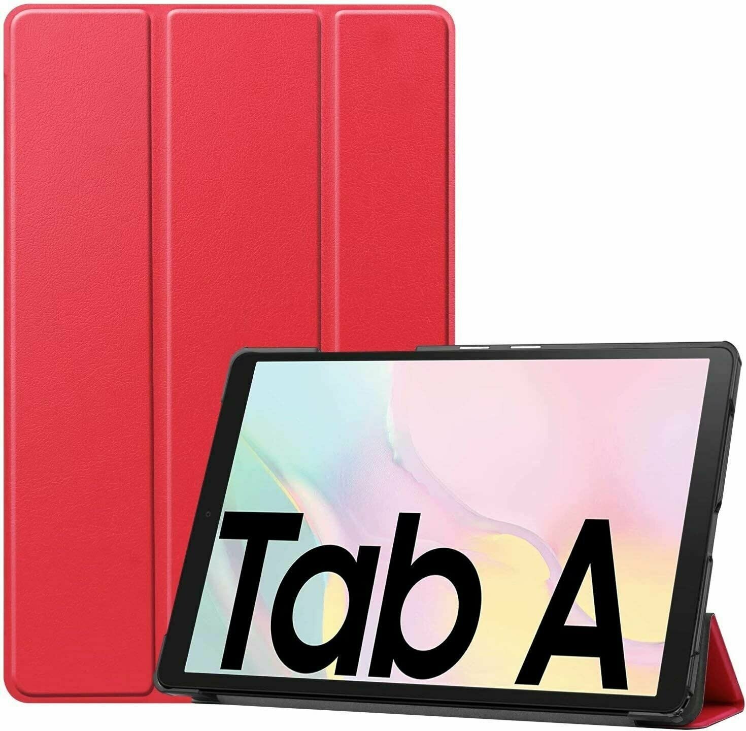 Умный чехол для Samsung Galaxy Tab A7 12022/ T509, Galaxy Tab A7 2020/ T500 10.4, красный