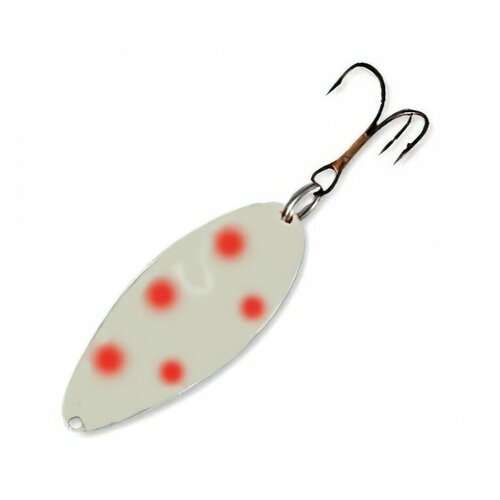 фото Блесна acme little cleo 2/5 oz glow цвет светящаяся с оранжевыми точками