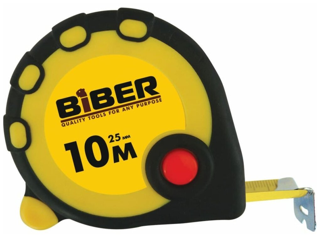 Рулетка Biber 40095 Standart 10 м/25 мм