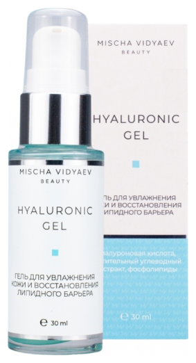 Гель HYALURONIC GEL с фосфолипидами, гиалуроновой кислотой и экстрактом пшеницы, MV BEAUTY