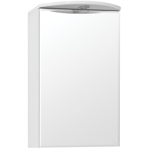 Style Line Зеркальный шкаф Style Line Эко стандарт Альтаир 40 С с подсветкой Белый