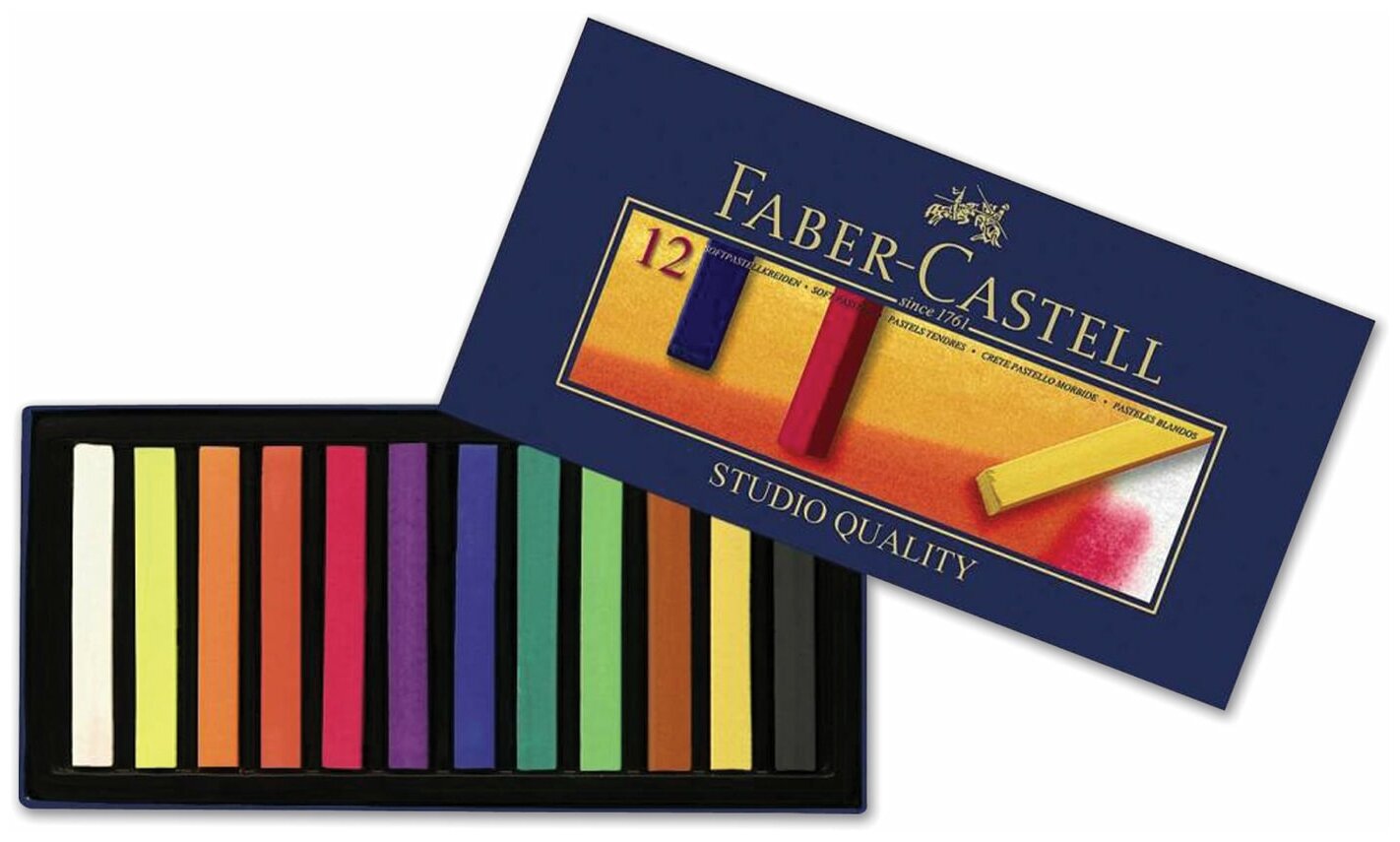 Пастель Soft, 12 цветов Faber-Castell - фото №10