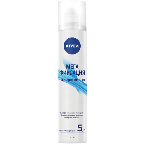 Nivea Лак для волос Мега фиксация, экстрасильная фиксация, 250 мл