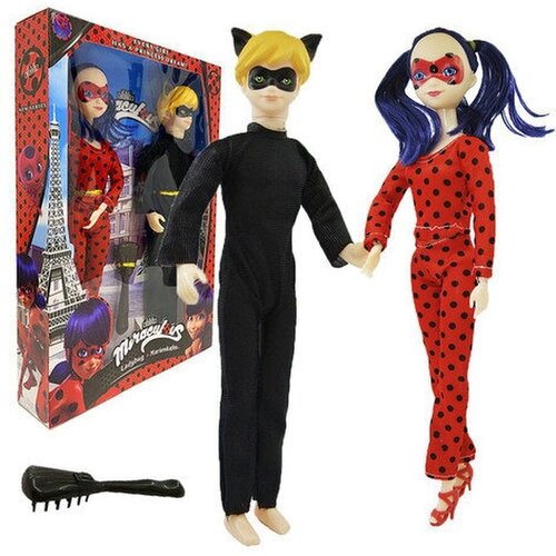 Набор 2х кукол Леди Баг Супер Кот 25 см