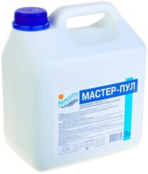 Бесхлорное средство для очистки воды в бассейне "Мастер-пул", универсальное, 3л