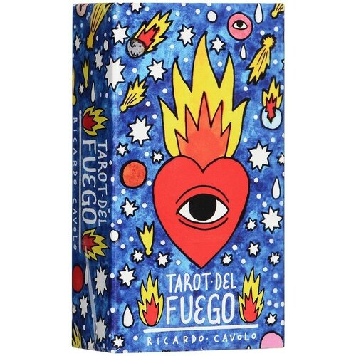 Карты Таро Fournier Ricardo Cavolo Tarot Del Fuego Reprint / Колода Пламени TAROMANIA карты таро crow tarot reprint таро ворона taromania