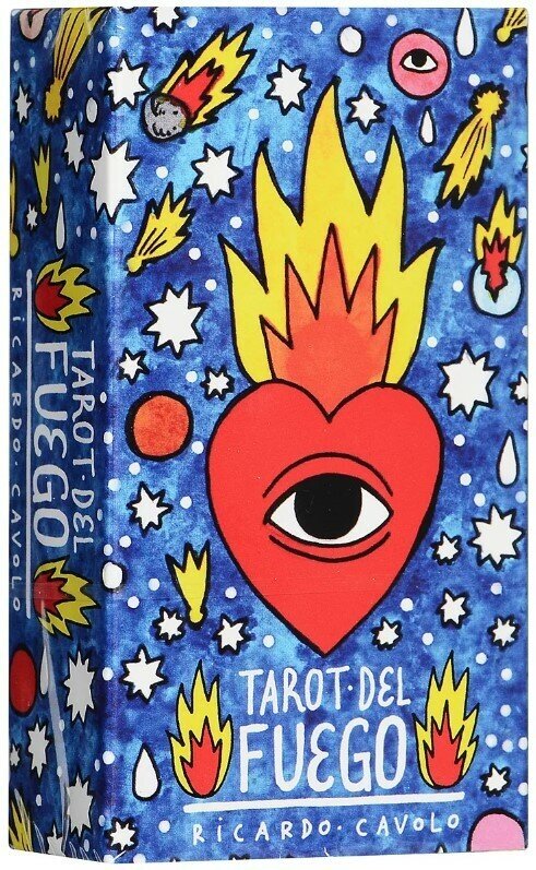 Карты Таро "Fournier Ricardo Cavolo Tarot Del Fuego" Reprint / Колода Пламени TAROMANIA