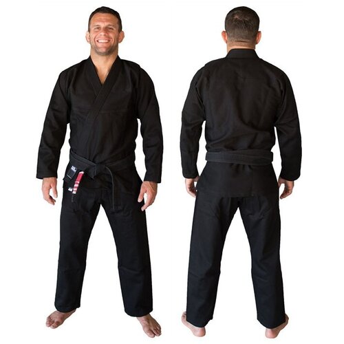 Кимоно для джиу-джитсу PUNCHER Кимоно для джиу-джитсу Puncher Black (без пояса) A3, размер A3, черный кимоно для джиу джитсу tatami fightwear без пояса размер a3 рост a3 черный