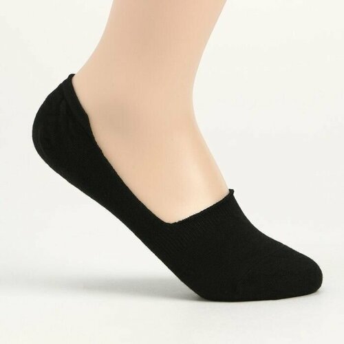 Носки , размер 36/39, черный модные женские чулки со стразами 1 пара летние тонкие невидимые шелковые носки невидимки с дезодорирующим эффектом в наличии
